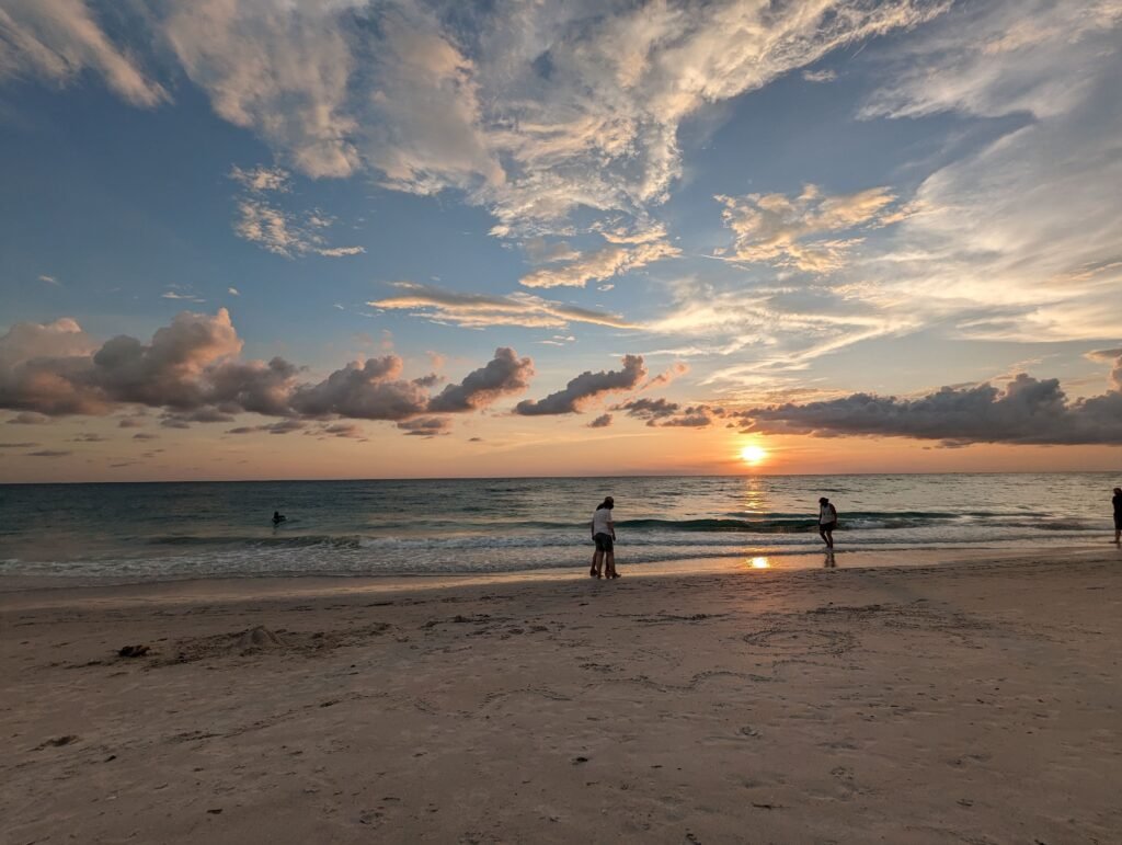 Sunset on Nokomis Beach Gulf of Mexico Casey Key